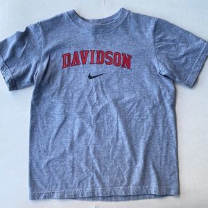 Nike Gray Short Sleeve Davidson College T-shirt XS